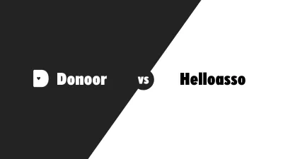 Donoor vs HelloAsso : le comparatif honnête 2026 pour les associations